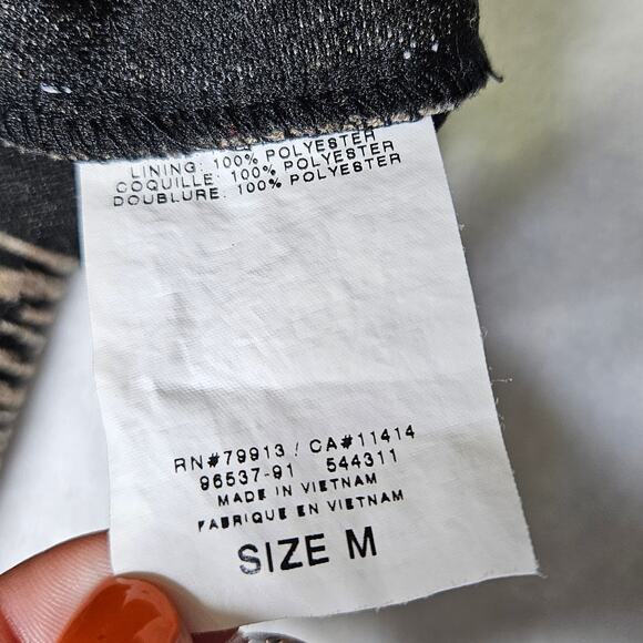 Motherhood Maternity Sleeveless Summer Spring Dress Size Medium Zip Up Black - Picture 8 of 11